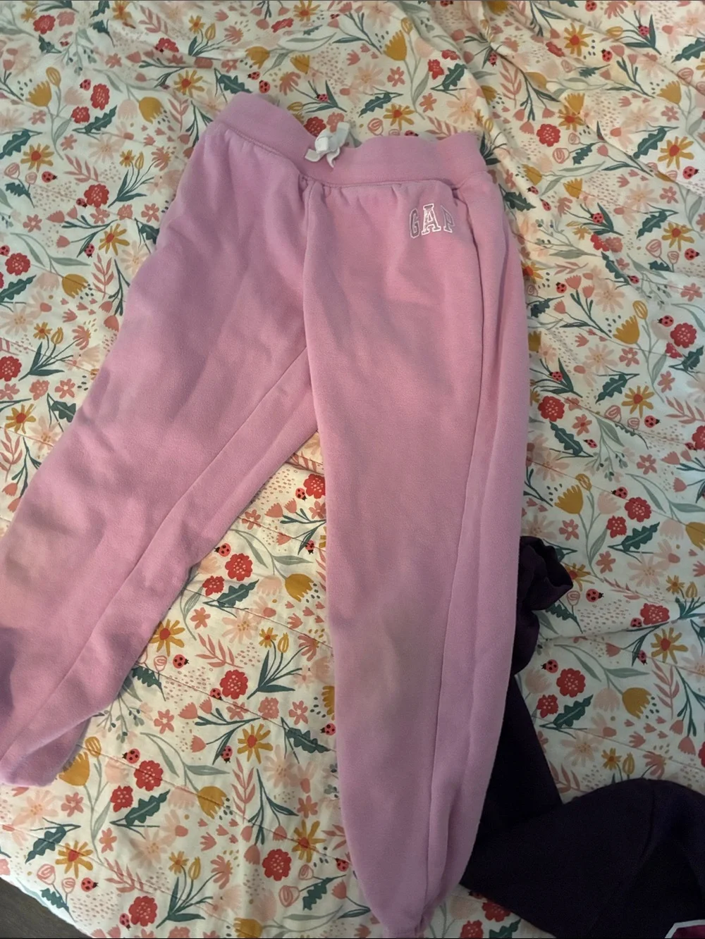 GAP Lilac Fleece Sweatpants for Kids